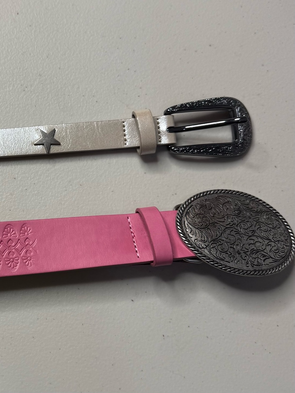 Walmart Set of 2 Womens Western Style Belts Size XL
